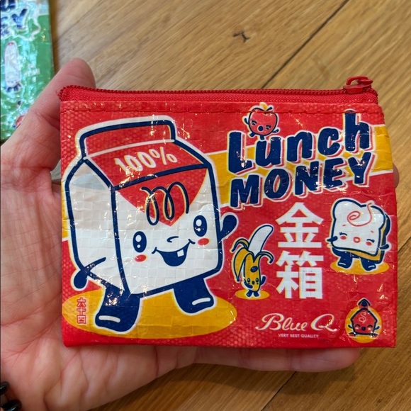 Blue Q Coin Purses Set of Two Small Zipper Pouches - Picture 5 of 6